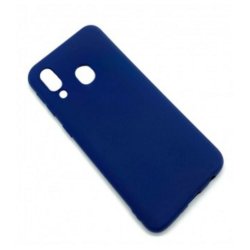 Накладка Silicon case для Samsung Galaxy A405 (2019) (темно-синий 8)